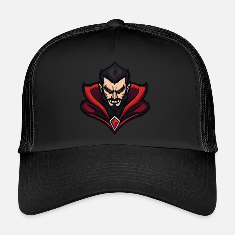 Bande dessinée vampire Halloween Casquette trucker 