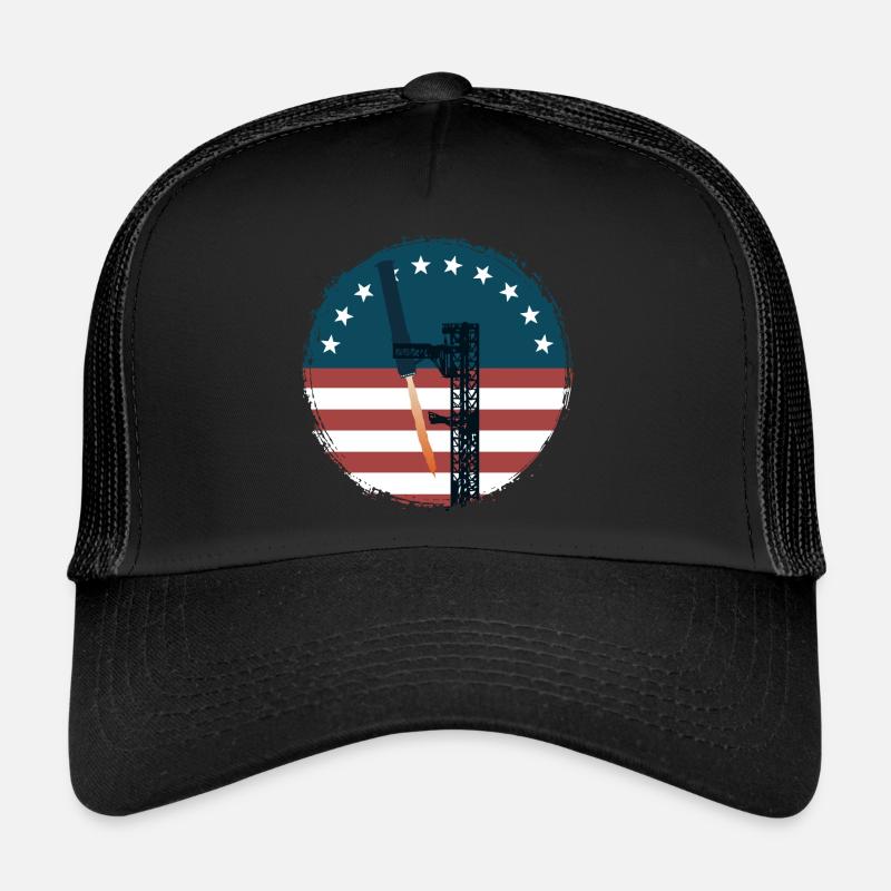 Space travel - rocket - gripper arms - interception Trucker Cap