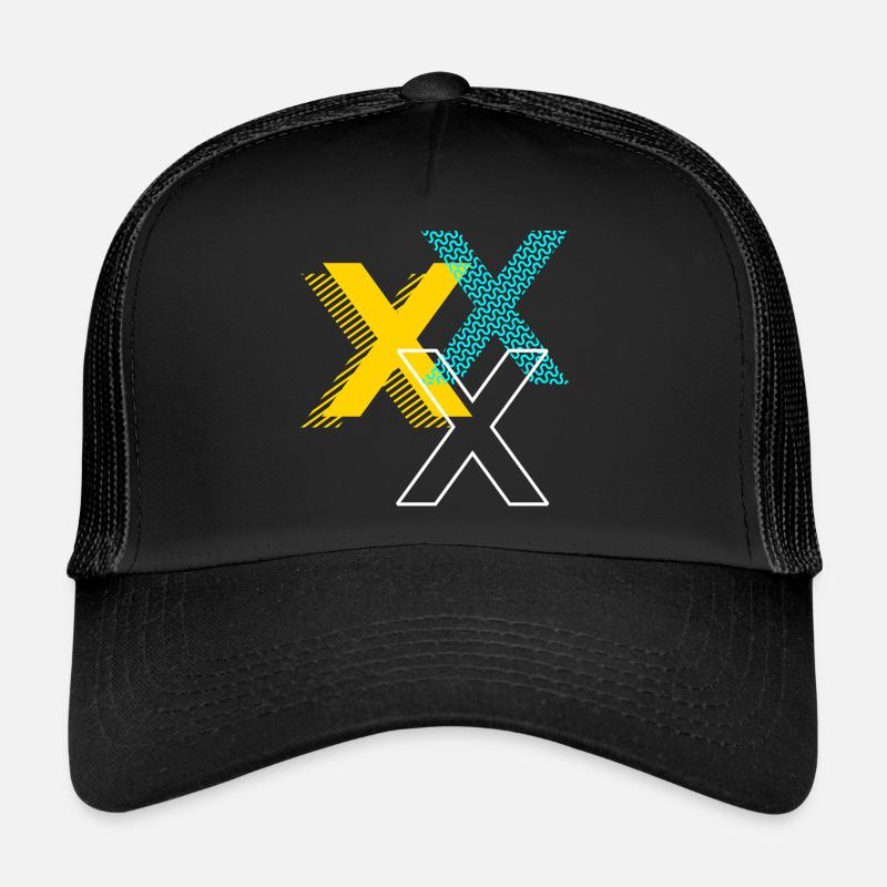 X Letter Trucker Cap