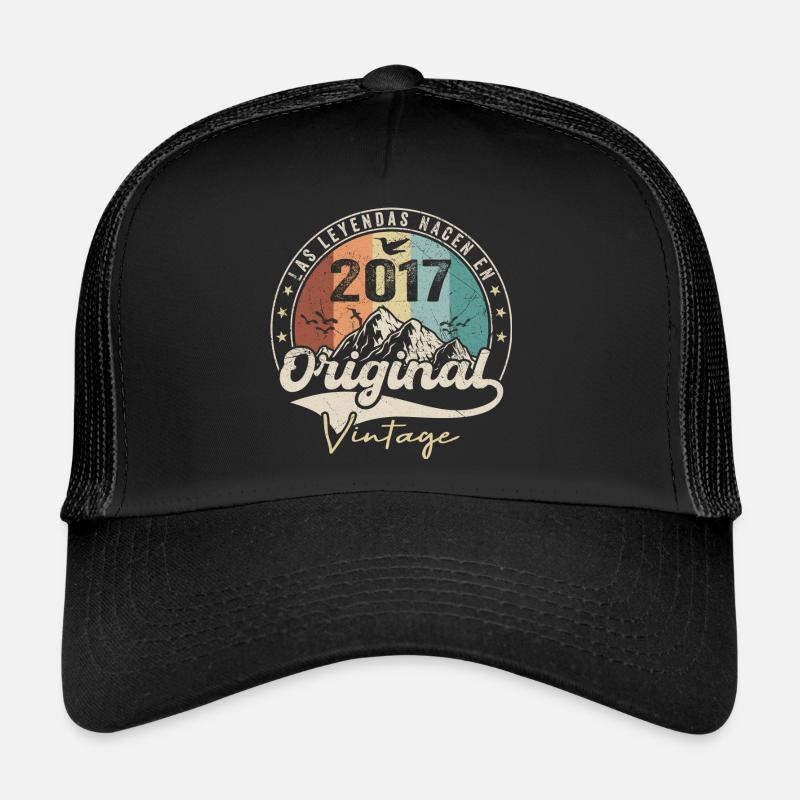 Rétro 2017 Cadeau Anniversaire 2017 Vintage 2017 Casquette trucker 