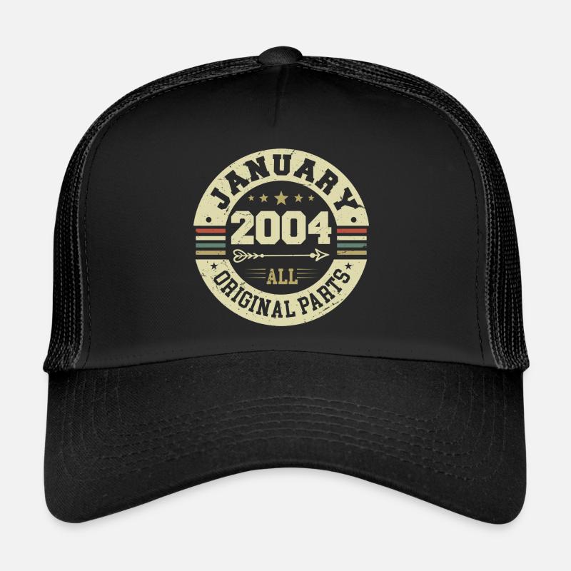 Janvier 2004 - Anniversaire en janvier 2004 Casquette trucker 
