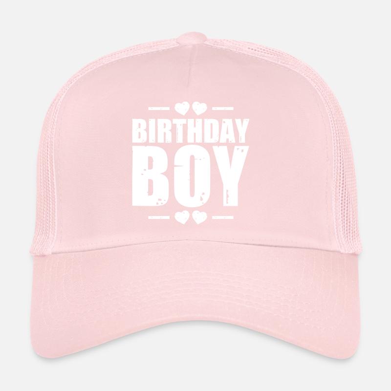 Birthday Boy Saying Trucker Cap