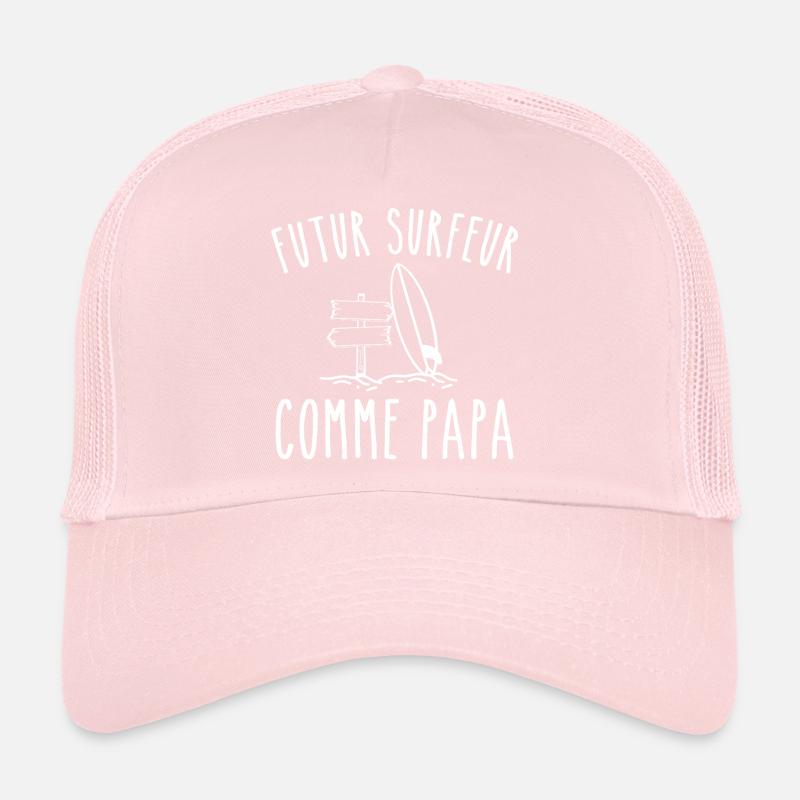 futur surfeur comme papa Casquette trucker 