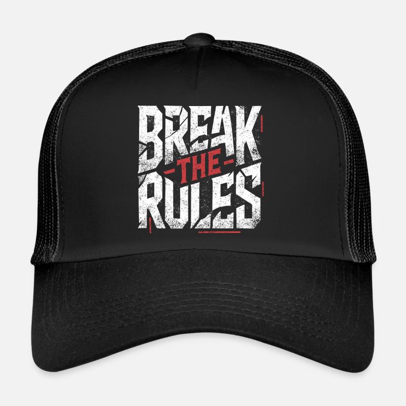 Break the Rules Trucker Cap