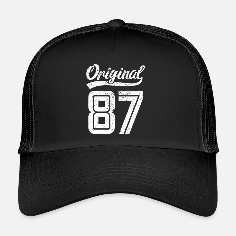 1987 Original 87 born 1987 Trucker Cap