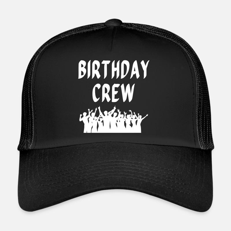 Équipe d’anniversaire Casquette trucker 