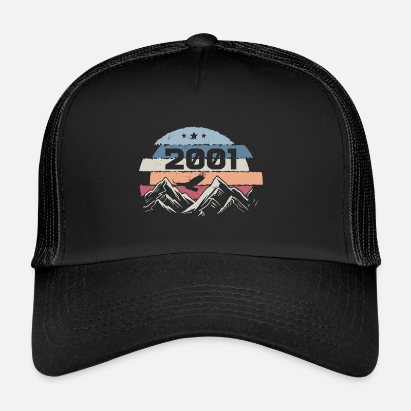 Original 2001 Millésime 2001 Anniversaire 2001 Casquette trucker 