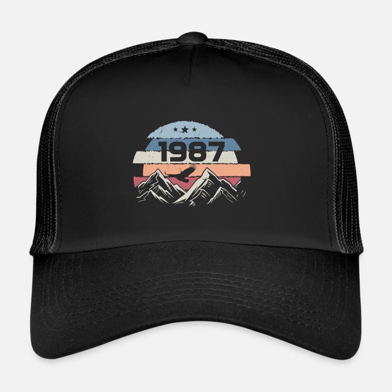 Original 1987 Millésime 1987 Anniversaire 1987 Casquette trucker 