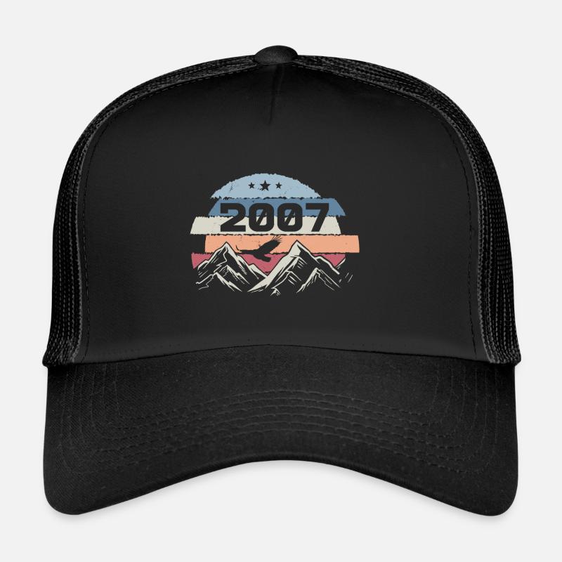 Original 2007 Millésime 2007 Anniversaire 2007 Casquette trucker 