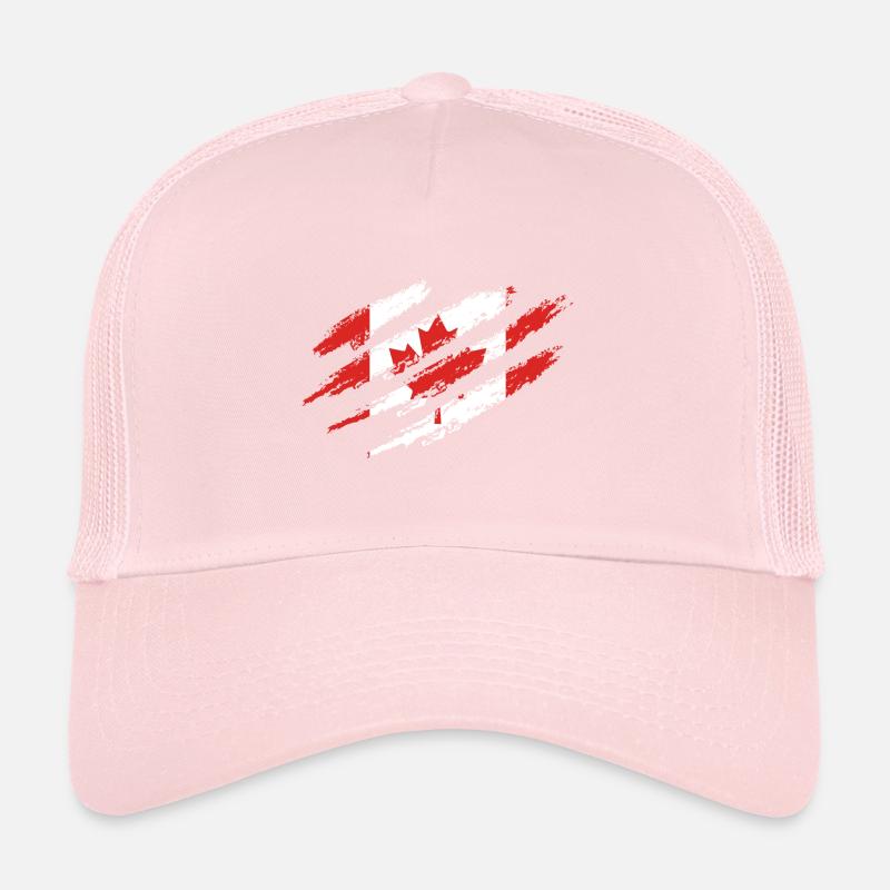 Canada drapeau à gratter feuille d'érable feuille d'érable Casquette trucker 