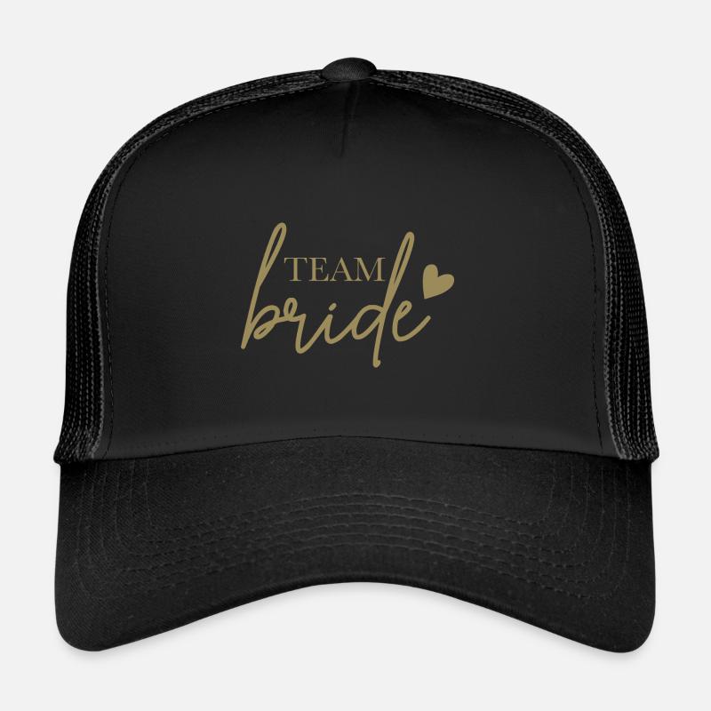 Team bride with hearts Trucker Cap