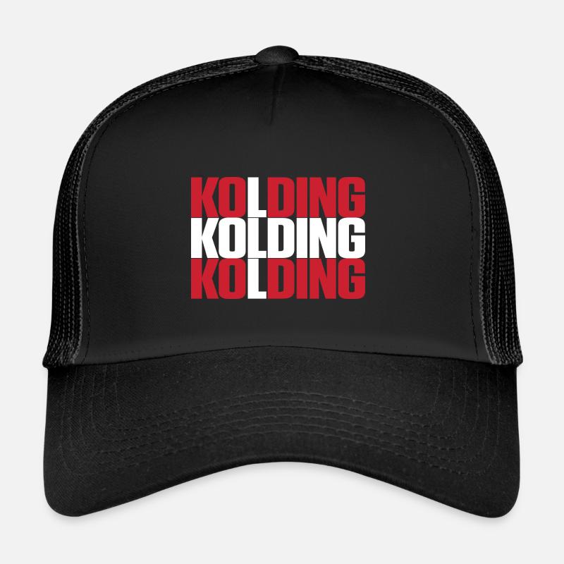 Kolding Danemark Drapeau Casquette trucker 