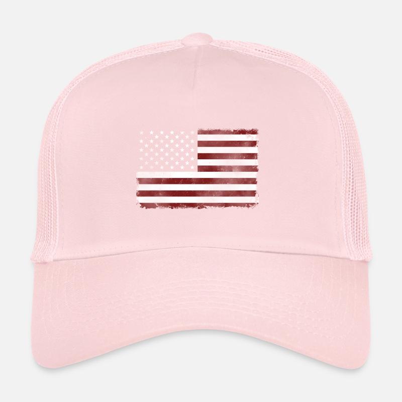 Drapeau américain Casquette trucker 