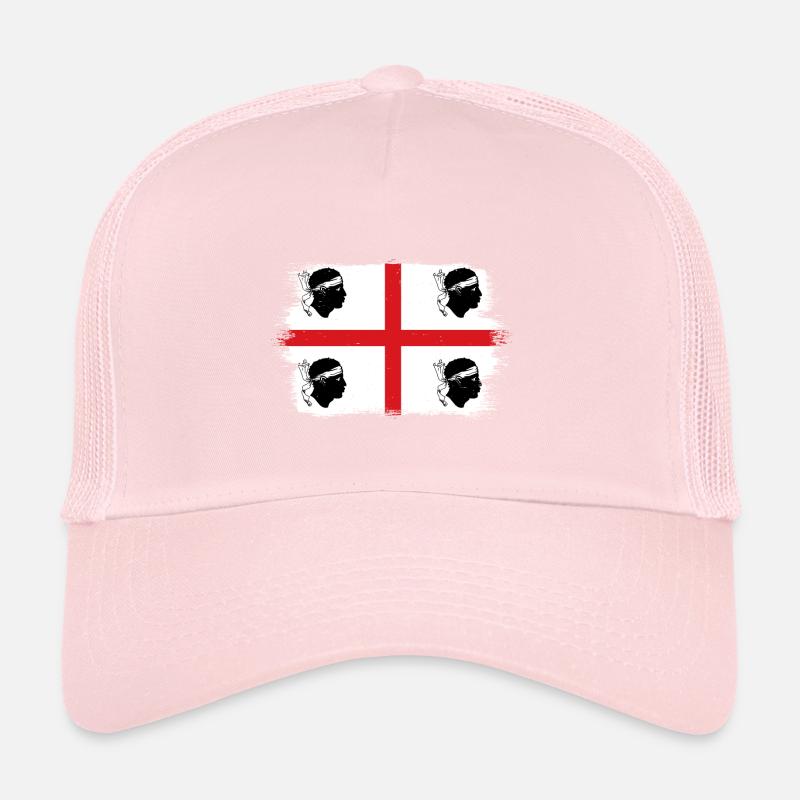 Sardinia Flag Sardinian Flag Sardegna Flag Trucker Cap
