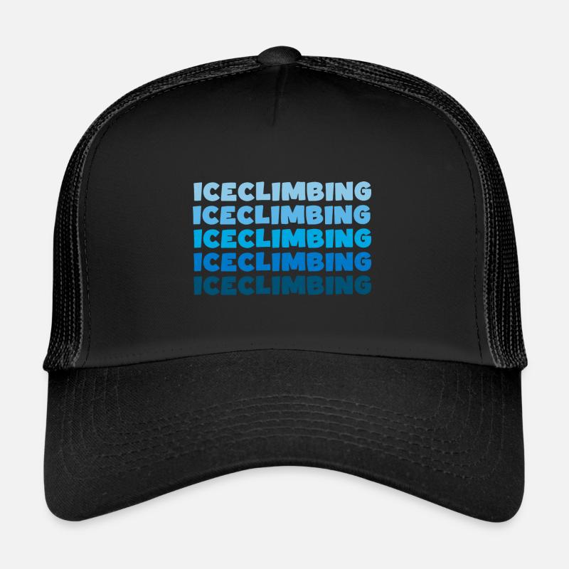 eisklettern iceclimbing eisgletscher eispickel Trucker Cap