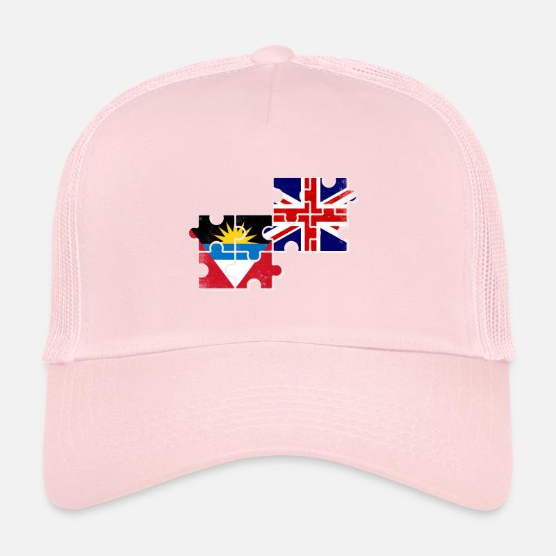 Antigua-et-Barbuda Drapeau de la Grande-Bretagne Casquette trucker 