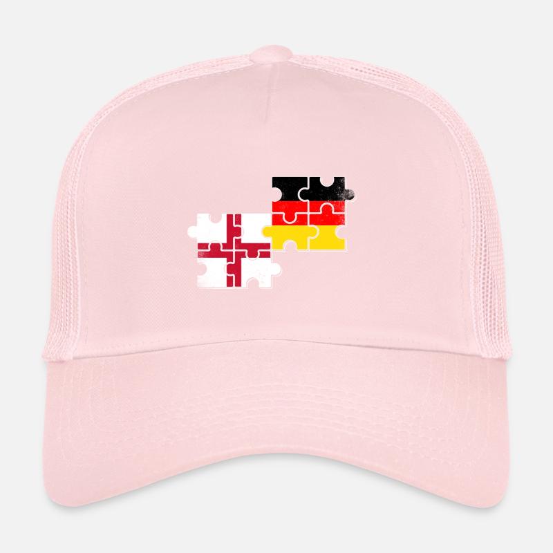 Angleterre Allemagne Drapeau Casquette trucker 