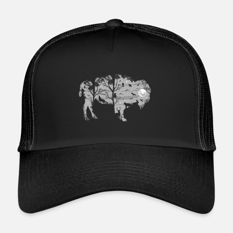 wild bison Trucker Cap