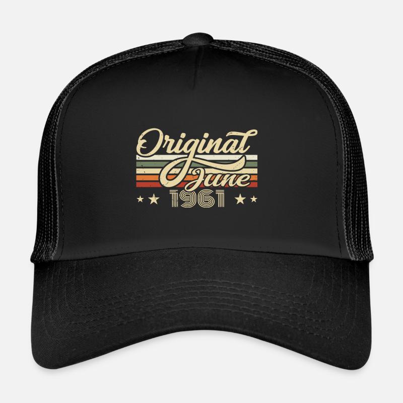 Juni 1961 | Geburtstag 1961 Jahrgang Juni 1961 Trucker Cap