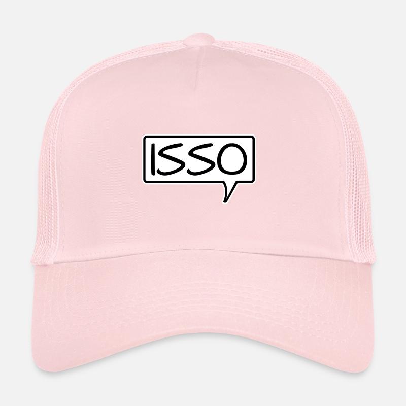 Sprechblase "Isso" Zustimmen Bekräftigen Trucker Cap