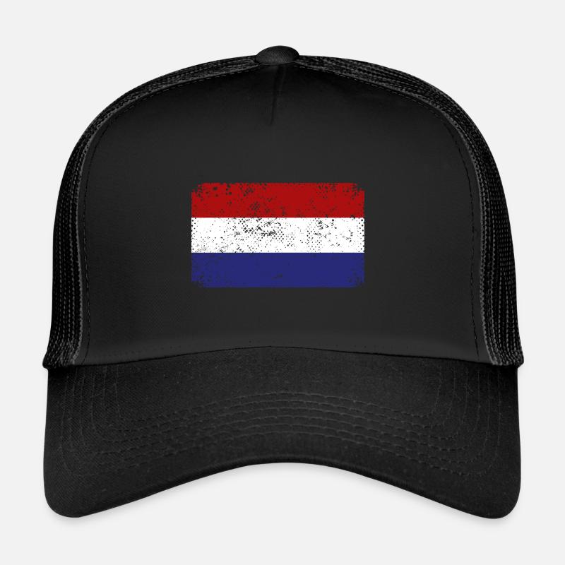 Pays-Bas Drapeau Hollande Drapeau néerlandais Casquette trucker 