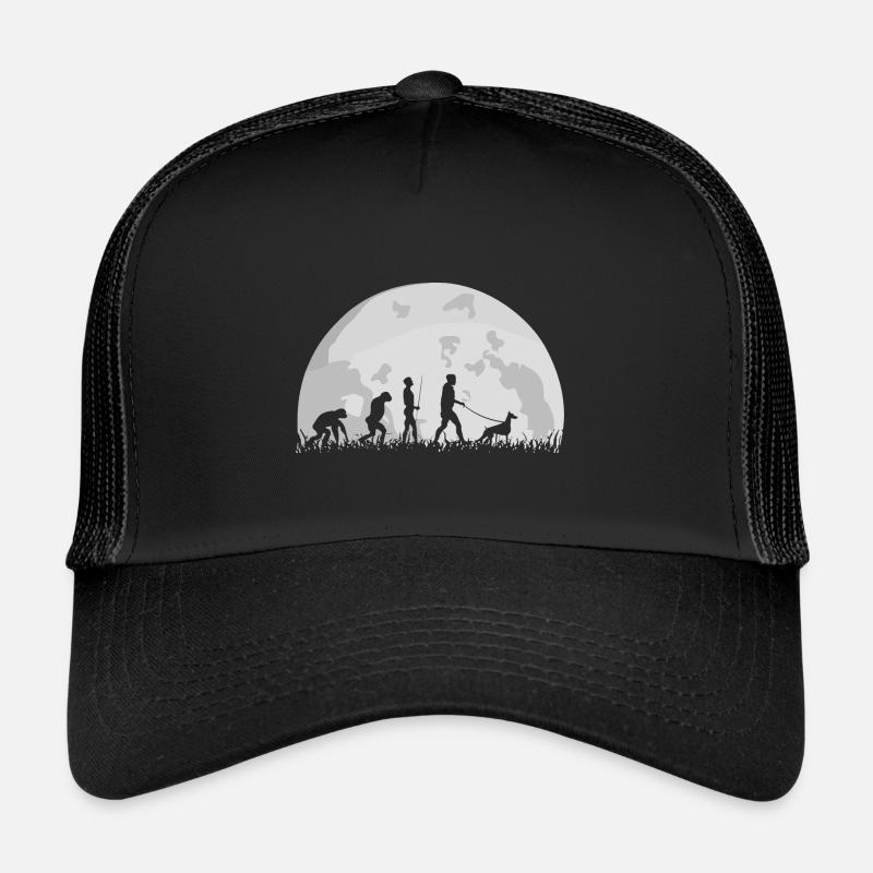Dobermann propriétaire de chien Evolution Lune Silhouette Casquette trucker 