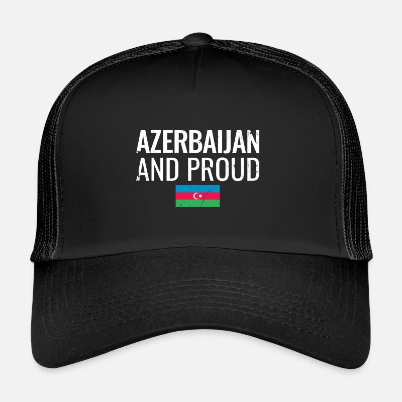 L’Azerbaïdjan et fier drapeau de l’Azerbaïdjan Casquette trucker 