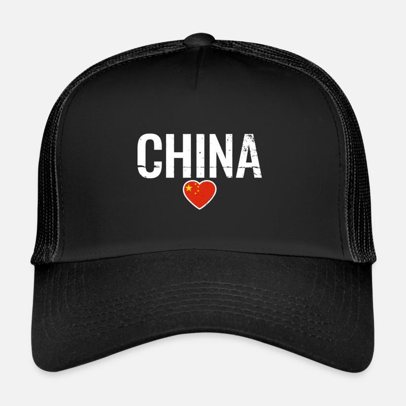 Chine Drapeau chinois Chinois Casquette trucker 