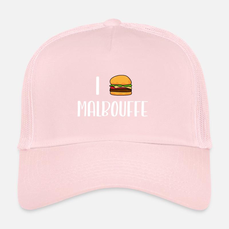 i love malbouffe Casquette trucker 