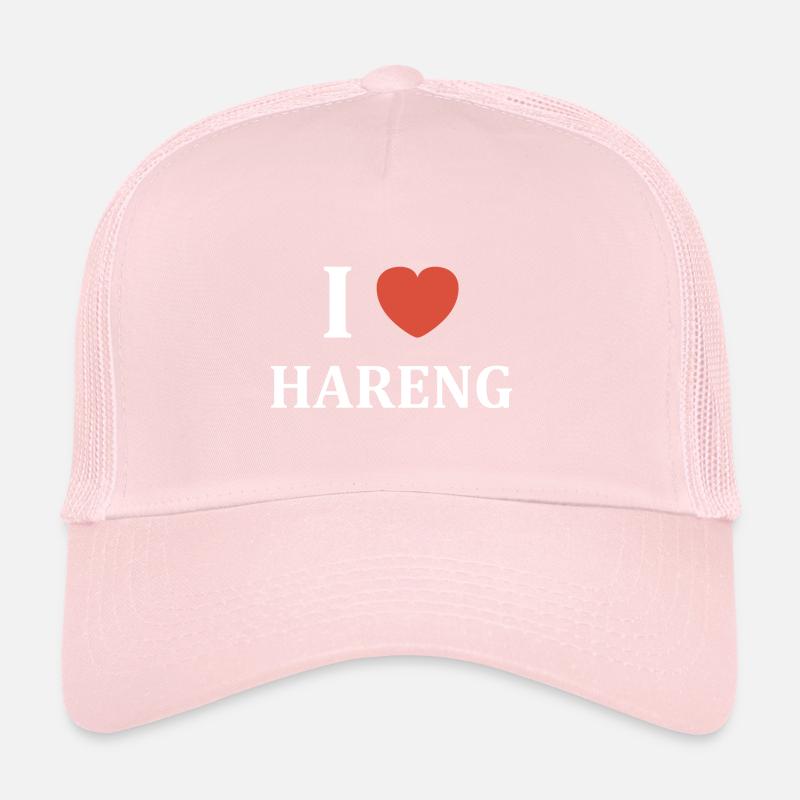 i love hareng Casquette trucker 
