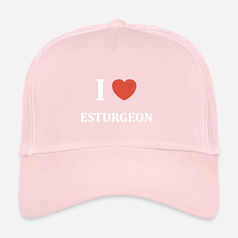 i love Esturgeon Casquette trucker 