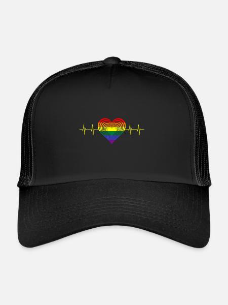 LGBTQ, CSD, Pride - Trucker Cap - Schwarz/Schwarz