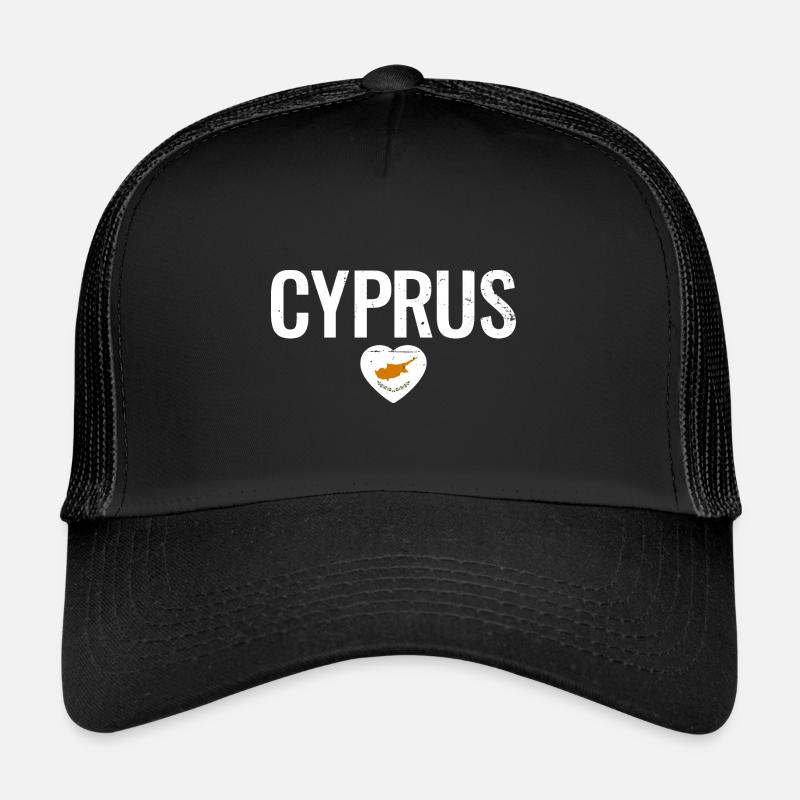 Chypre Drapeau chypriote Chypriote Casquette trucker 