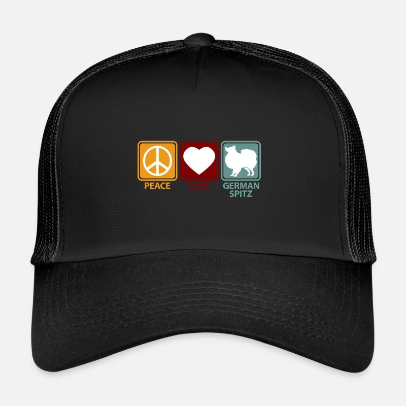 German German Spitz Spitz Dog Saying Funny Trucker Cap