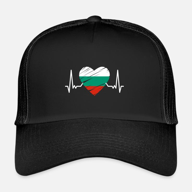 Drapeau de la Bulgarie Drapeau bulgare Sables d’or Casquette trucker 