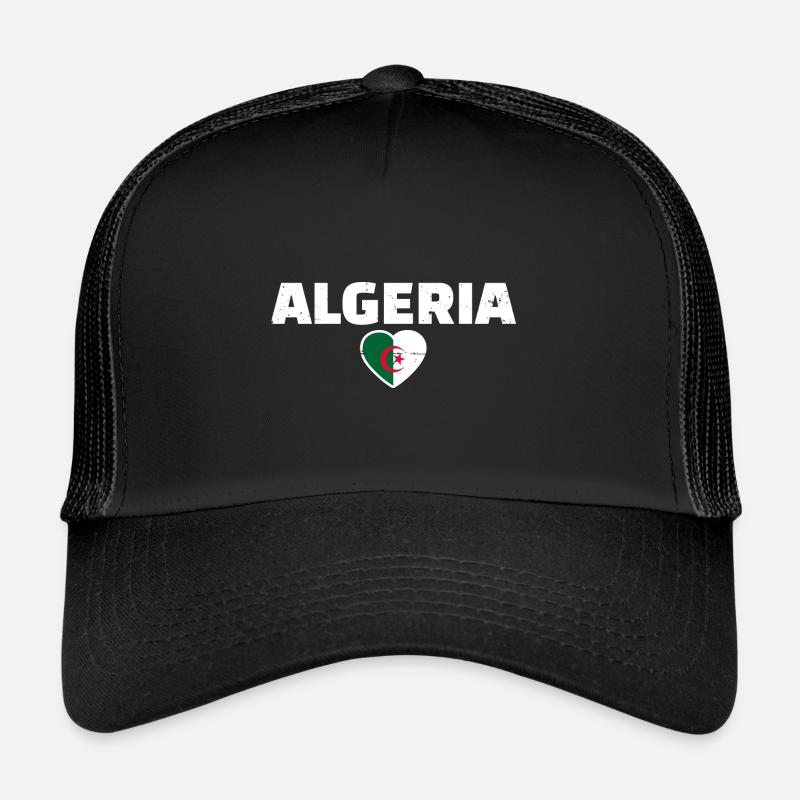 Algérie Algérie Drapeau algérien Casquette trucker 