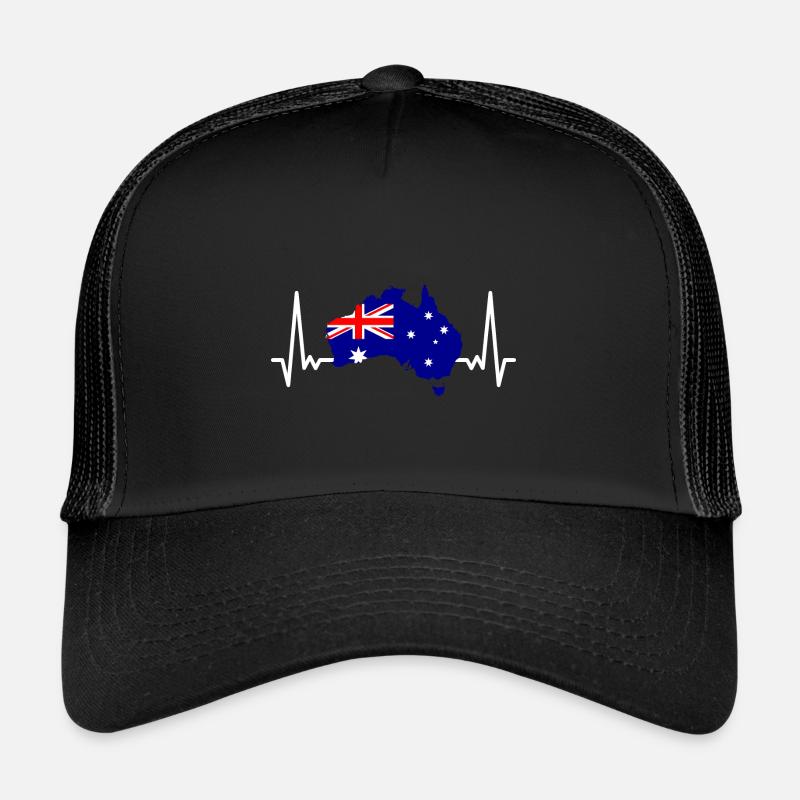 Drapeau de l’Australie sous le drapeau australien Casquette trucker 