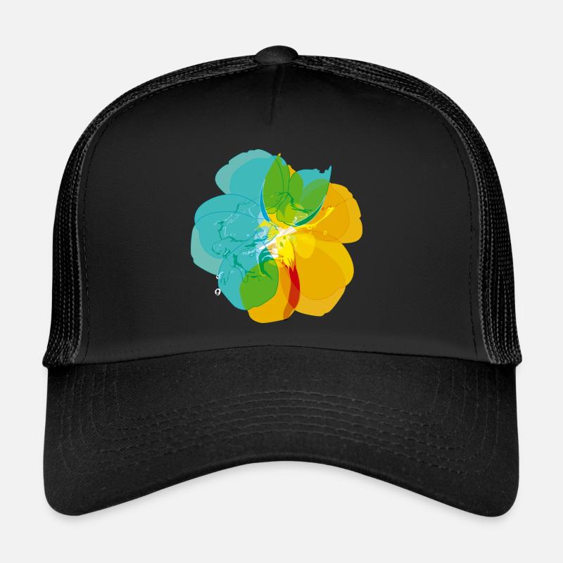 Farbrausch - Trucker Cap - Schwarz/Schwarz