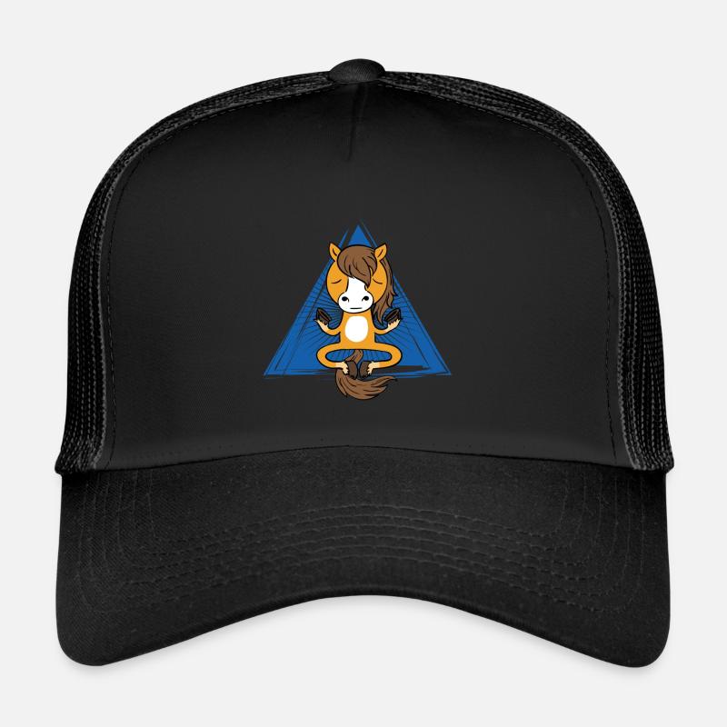 Cheval de méditation (cheval) Casquette trucker 