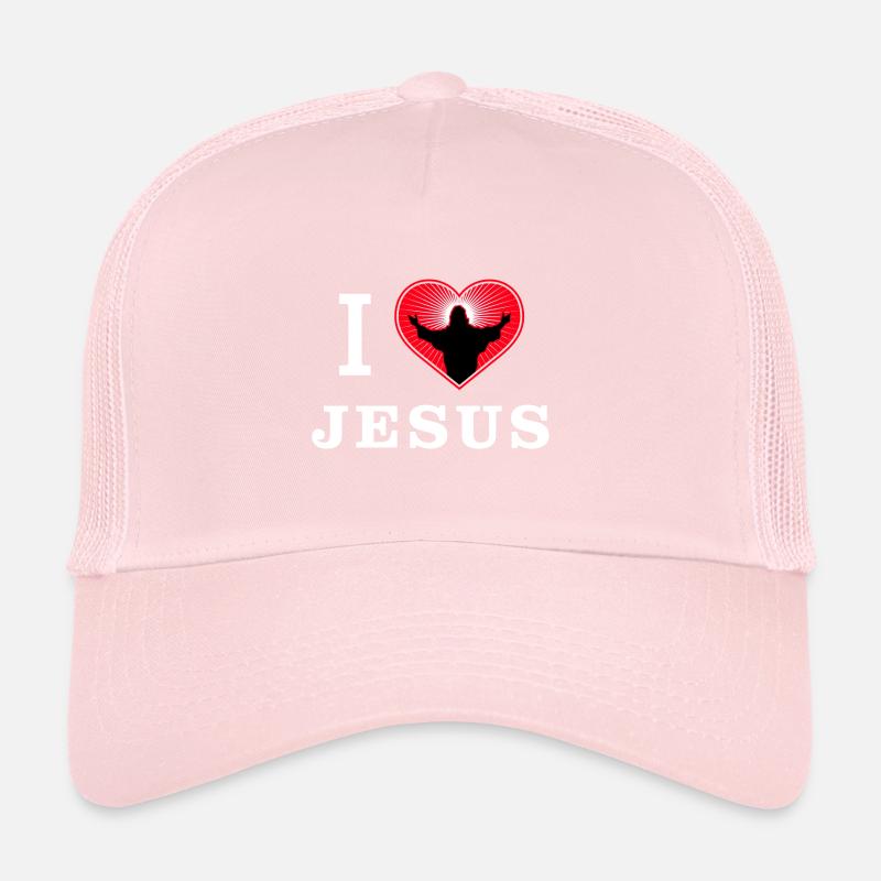 Ich liebe Jesus Christus Trucker Cap