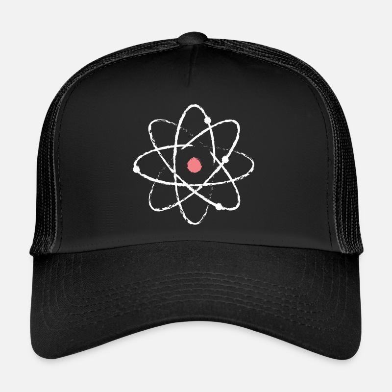 Physik Atom - Trucker Cap - Schwarz/Schwarz