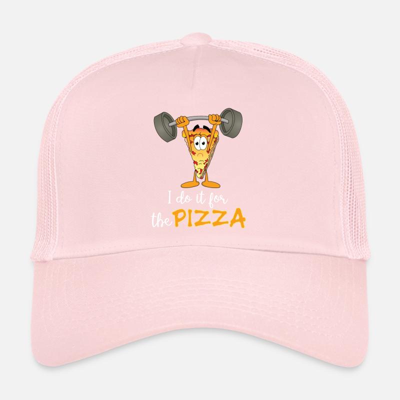 Pizza Exercise Goal Funny Gift Trucker Cap