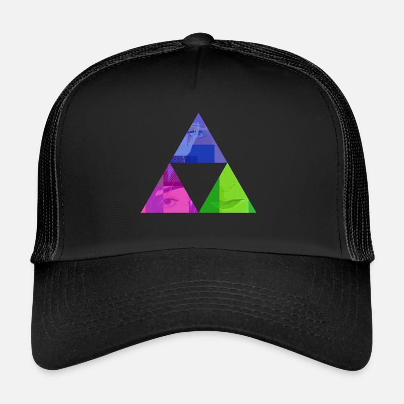 comic - Trucker Cap - Schwarz/Schwarz