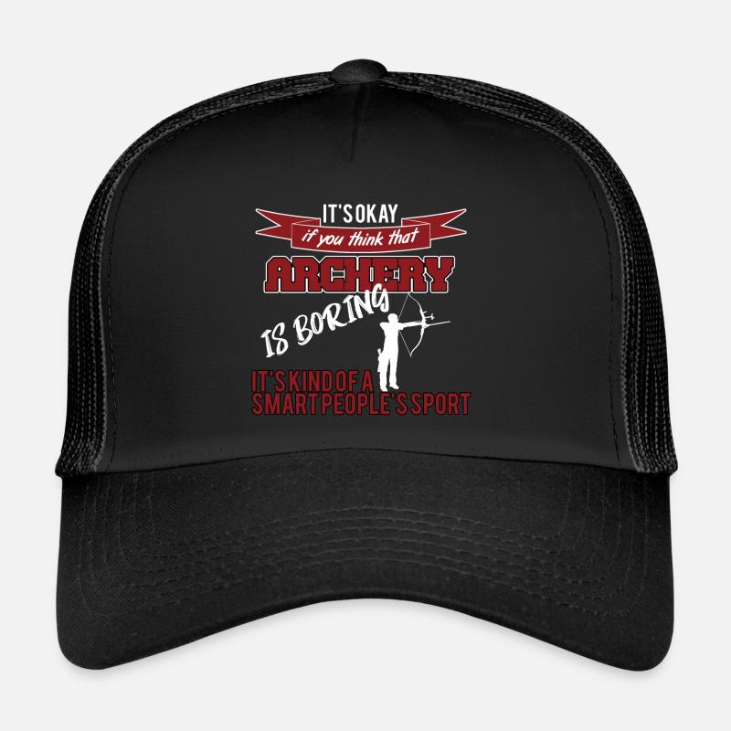 archery archery - Trucker Cap - black/black
