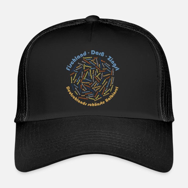 WordCloud (Poisson-Darß-Zingst Edition) Casquette trucker 