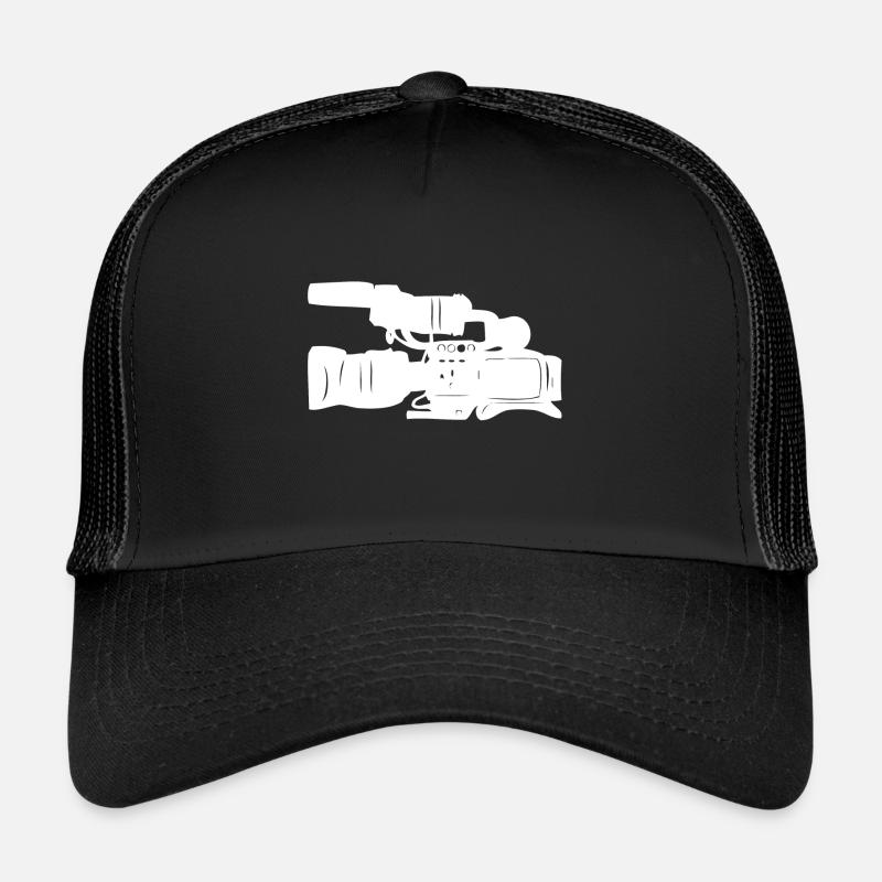 Caméra vidéo. Cameraman. cadeau Casquette trucker 