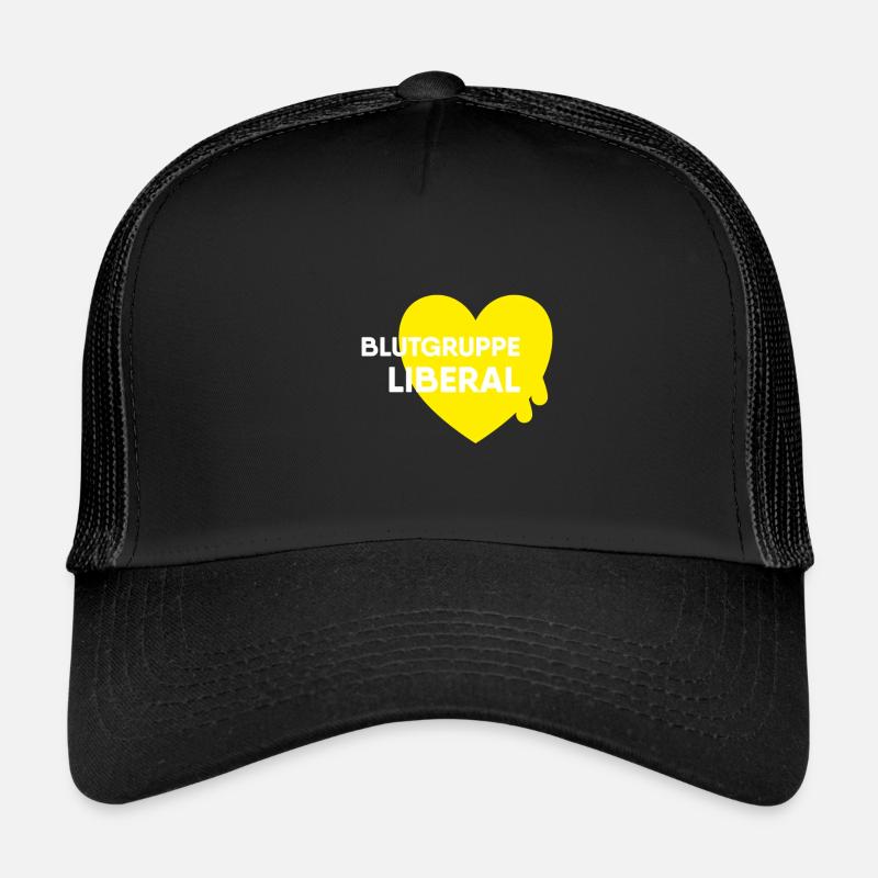 Blood group Liberal - FDP JuLis Young Liberals Free Trucker Cap