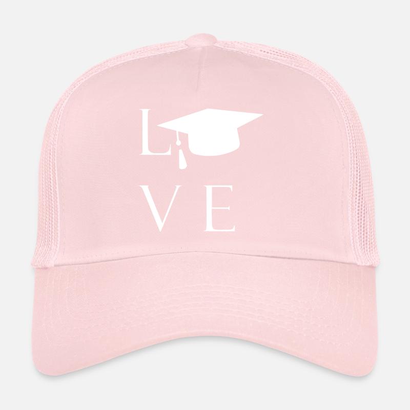Love Schule Studium Abschluss Bachelor Master Trucker Cap