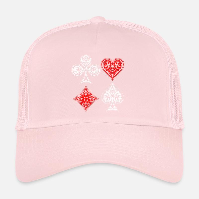 Symboles de poker Casquette trucker 