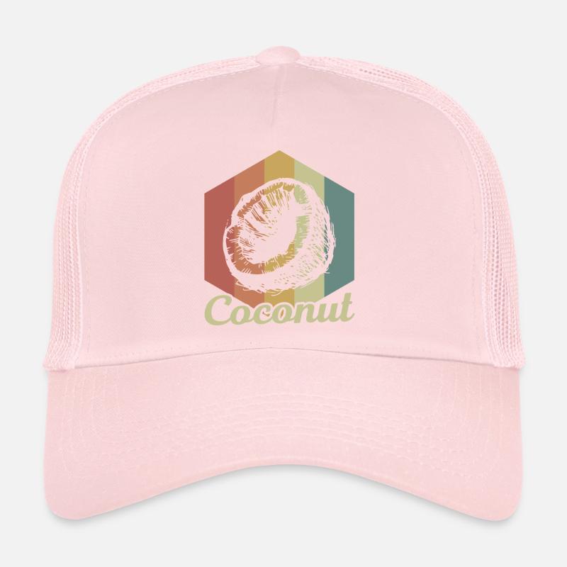 Coconut Retro Vegan Cool Gift Trucker Cap